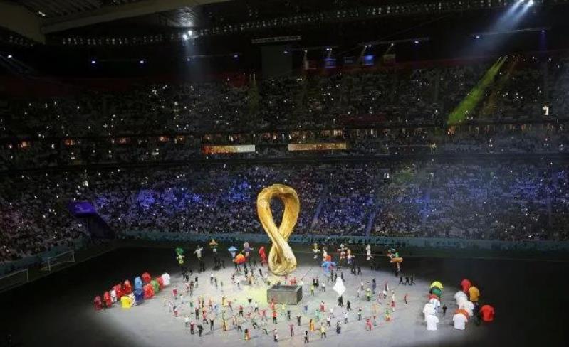 BG大游的1500㎡LED显示屏全方位服务卡塔尔世界杯