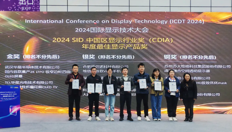 BG大游再创辉煌，摘得2024 SID中国区年度大奖！