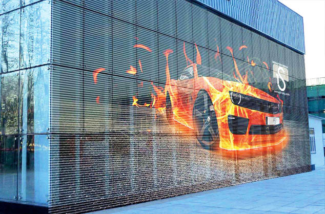 LED透明显示屏与常规LED显示屏5大优势区别